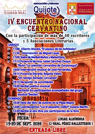 IV Encuentro Nacional Cervantino 2026