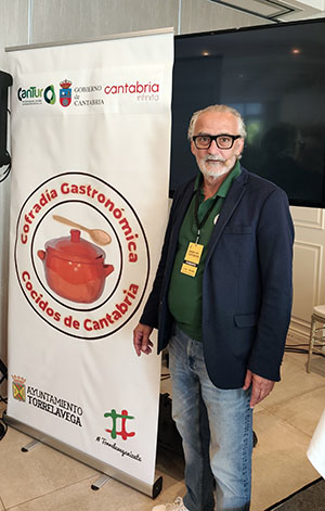 Alfonso Fraile, presidente de la Cofradía de los Cocidos de Cantabria: “Tenemos que defender los platos de cuchara”