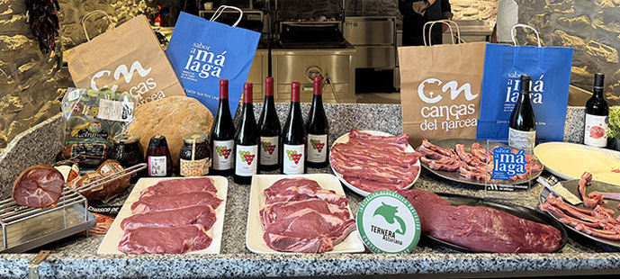 “Sabor a Málaga” se hermana con el Festival Brasas del Narcea