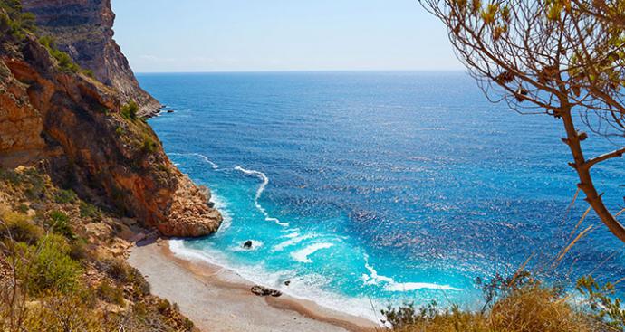 Cala del Moraig, Alicante, Comunidad Valenciana (España)