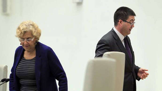 Manuela Carmena y Carlos Sánchez Mato