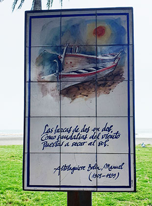 Cartel cerámico Altolaguirre