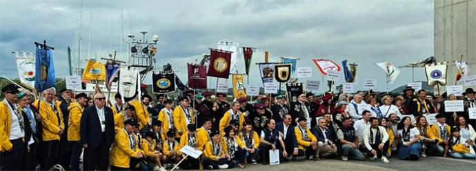 Cofradías de cuatro países acudieron al Capitulo del Bonito del Norte en la localidad de Colindres