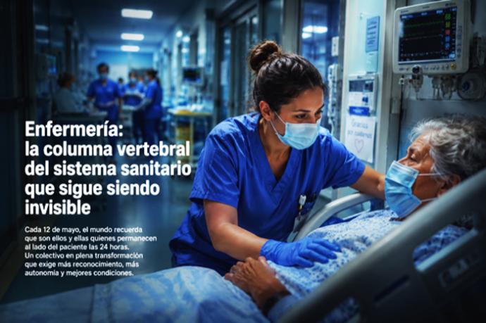 Enfermería: la columna vertebral del sistema sanitario que sigue siendo invisibl