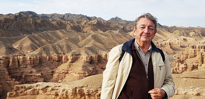 Enrique Sancho en Kazajistán