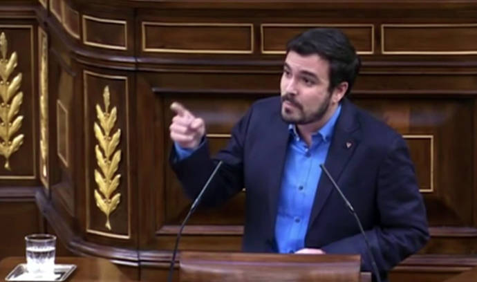 Alberto Garzón: 'La élite económica de España es la del franquismo. No hubo ninguna Transición'