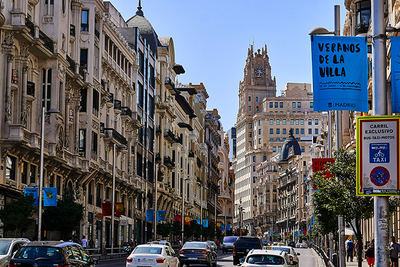 La Gran Vía, de Madrid (crédito foto: pixabay.com - imagen de referencia)