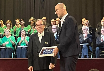 Emotivo homenaje a Javier López Marcano, que fue alcalde de Torrelavega y Consejero de Cultura del Gobierno Regional