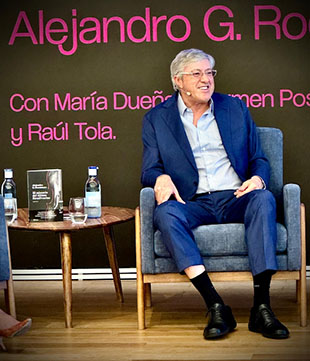 Alejandro G. Roemmers, presenta su novela “El misterio del último Stradivarius” en el Museo de las Colecciones Reales