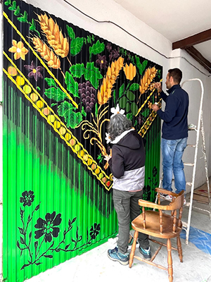 José María Salvatierra, Ganador Del Premio De Arte Urbano En El Romeral