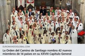 Santiago de Compostela y Melide sedes del XXX Capítulo General de la Orden del Camino de Santiago