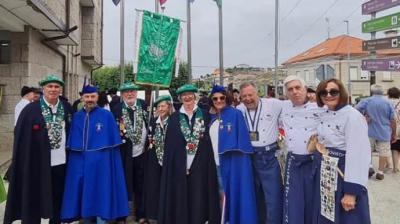 La cofradía de la Nécora presente en la Fiesta del Vino Albariño