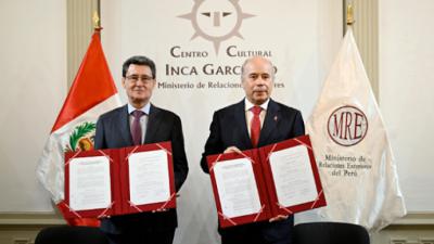 Cancillería De Perú Firma “Carta De Intenciones” Con La Fundación De Los Pizarro