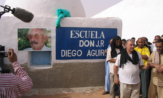 José Ramón Diego Aguirre, Militar, Historiador, Y Activista En Favor De Los Derechos Humanos De Los Saharauis.