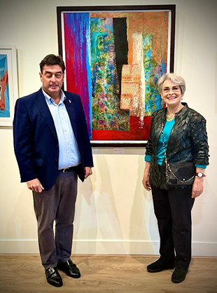 Ana Queral: 'Abstracciones' y despedida hacia México, en el Centro Cultural de Alalpardo