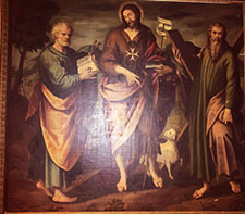 Aracné. Pintura cortada de S. Juan Bautista, Caballero de Malta. Todos tenemos un precio