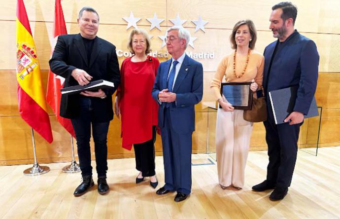 Rafael Anson, Pedro Sandoval y Mario Sandoval, Embajadores Honorarios del Patrimonio Mundial de España