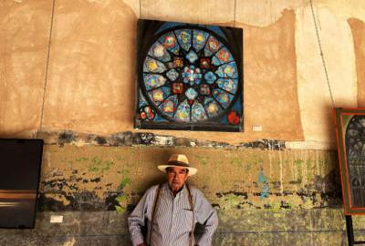 Alfonso Sebastián Beltrán. “Crear la duda: El enigma del vitral”, exposición en el Antiguo Hospital de la Trinidad, siglo XVI, en Torrijos. Toledo