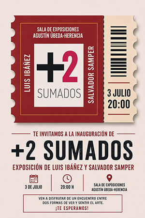 “+2 Sumados” Una Interesante Muestra Artística