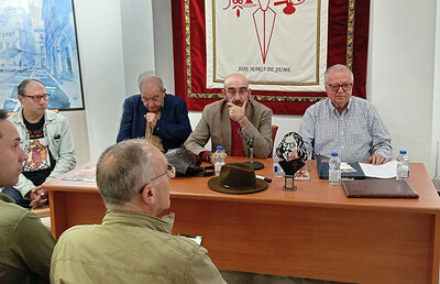Intervención de Luisis Riaza, en la Fundación José María de Jaime. Villanueva de los Infantes.