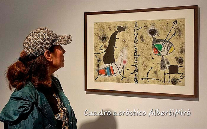 Exposicion : JOAN MIRO: Maravillas acrósticas