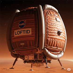 La NASA presenta LOFTID, el escudo térmico inflable que facilitará los futuros aterrizajes en Marte
