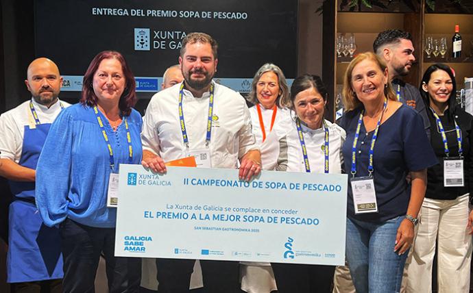 Comillas : La Pradera de Ruiseñada ganó en Gastronómica de San Sebastián con una sopa de pescado