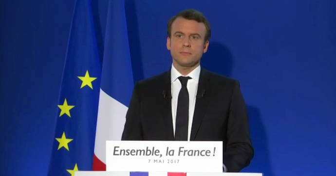 Macron, tras su victoria: 'Defenderé a Francia y defenderé a Europa'