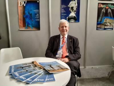 Mariano Palacin, en una imagen de archivo en el Stando de FEPET en una pasada edición de FITUR