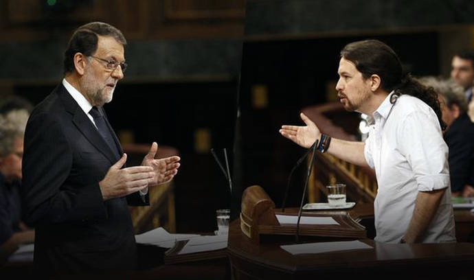 Mariano Rajoy y Pablo Iglesias