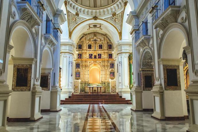 Festividad de San Patricio en la iglesia de Santiago apóstol de Málaga