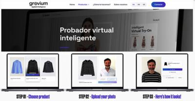 Grovium lanza el primer probador virtual de ropa y complementos por imagen basado en IA
