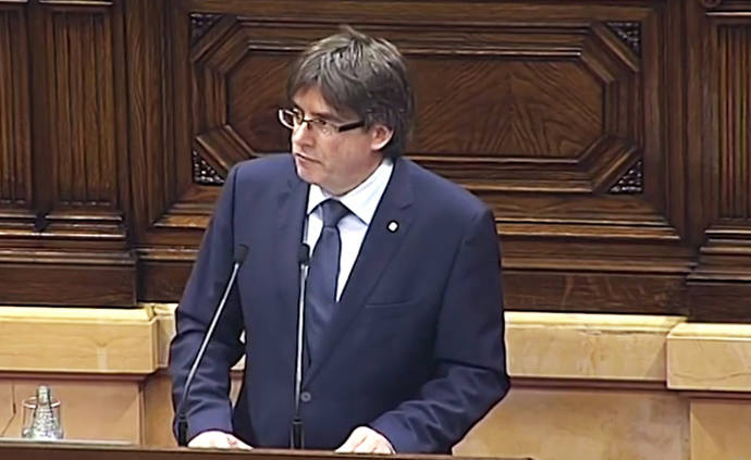 Carles Puigdemont, president del Govern, en una foto de archivo