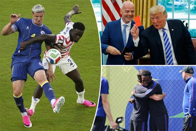 Tarjeta Roja a Balogun reversada por influencia de Trump, New York Post