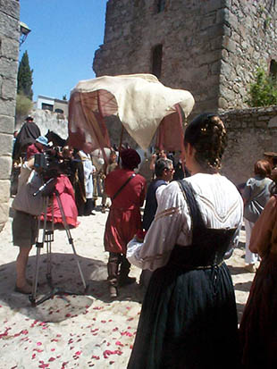 Rodaje boda de Dña Francisca en LOS PIZARRO