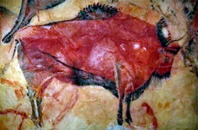 El descubrimiento de la cueva de Altamira fue el primer lugar del mundo en el que se identificó la existencia del arte rupestre del Paleolítico superior.