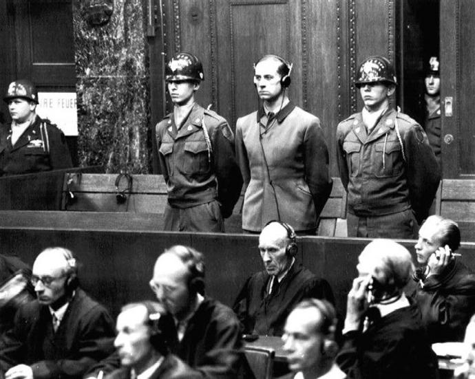 Karl Brandt en los Juicios de Nuremberg