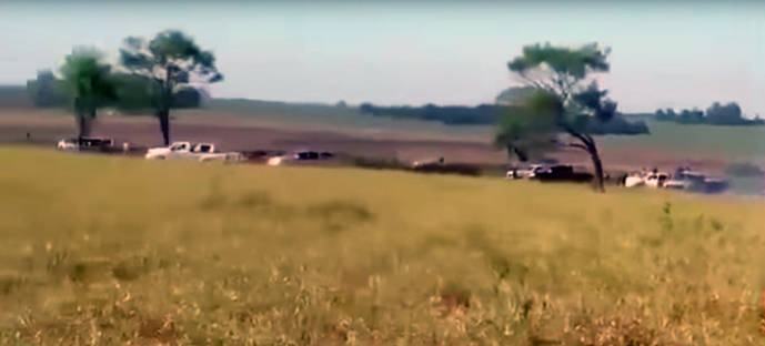Captura de un video de 2016 de Survival International donde se recogen tiroteos contra indígenas