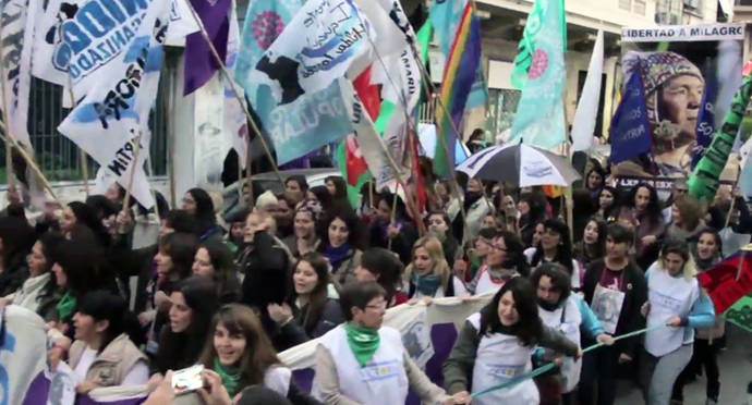 Tercera marcha de #NiUnaMenos en Argentina