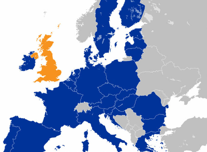 UK location in the EU
