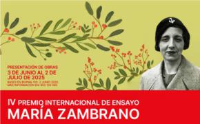 La Diputación convoca la cuarta edición del Premio Internacional de Ensayo María Zambrano dotado con 10.000 euros