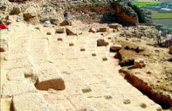 Las ruinas del teatro romano de Medellín, en Extremadura

