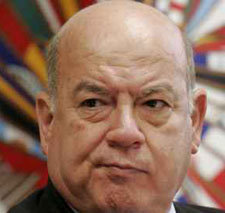 José Miguel Insulza, Secretario General de la OEA instó a Venezuela y Colombia a solucionar sus diferencias por la vía diplomática

