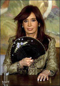 La presidenta de Argentina, Cristina Fernández de Kirchner. 