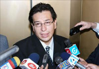 En la foto el canciller ecuatoriano, Fander Falconí.
