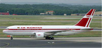 Un avión de Air Mauritius en algún aeropuerto europeo