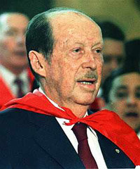 El tristemente célebre dictador del Paraguay general Alfredo Stroessner, en una imagen de archivo