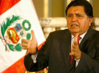 El presidente Alan García recibió el nuevo año en el Palacio Presidencial