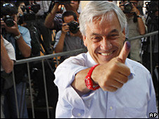 Sebastian Piñera, presidente electo de Chile