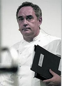 El famoso chef Ferrán Adriá